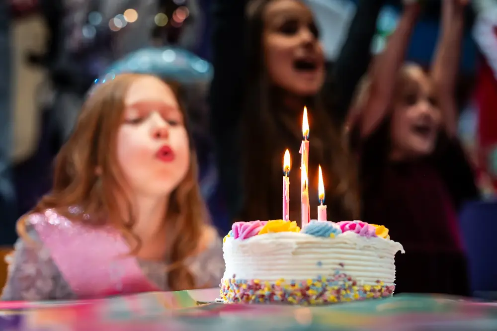 Birthday cake celebration